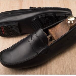 Chaussure Baladeuse – Clarks en Cuir Noir