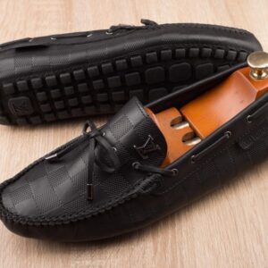 Chaussure Baladeuse – Louis Vuitton en Cuir Noir