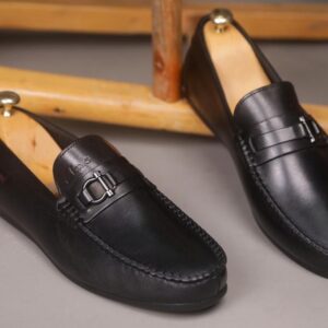 Chaussure Baladeuse – Clarks en Cuir Noir